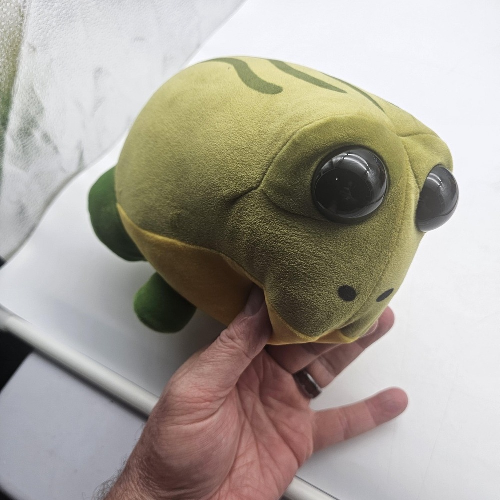 Adopt Me! Frog Plush Stuffed Animal Toy Small Green Yellow Soft Cute Washable